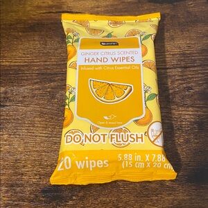 Ginger Citrus Scented Hand Wipes
